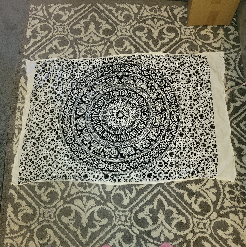 Black & White Mandela Tapestry
